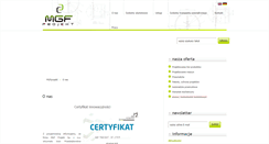 Desktop Screenshot of mgfprojekt.pl